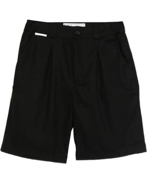GR10K Front-Pleat Shorts - Black