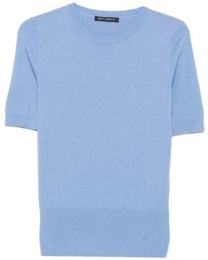 Betty Barclay Short-Sleeve Crew-Neck T-Shirt - Blue