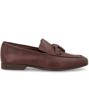 Frau Tassel-Detail Loafers - Brown