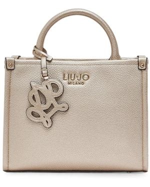 Liu Jo Small Bag With Charm - Natural