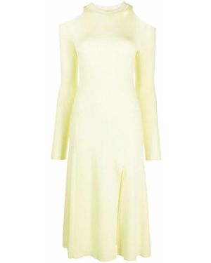 Stella McCartney Knitted Midi Dress - Yellow