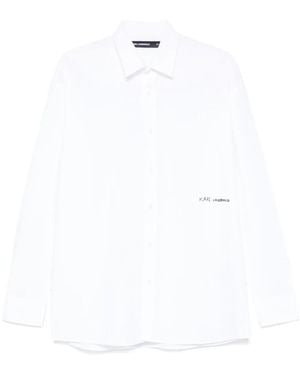 KARL LAGERFELD Logo-Appliqué Shirt - White