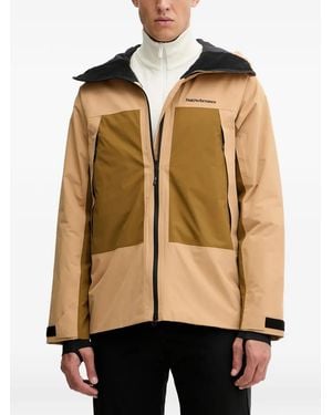 Peak Performance Edge Hipe Hooded Skiwear - Natural