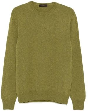 Zanone Pull À Encolure Ronde - Vert