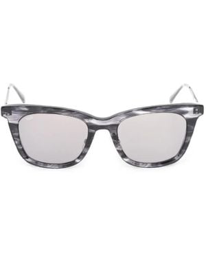 OAMC Base Marbled-Effect Square-Frame Sunglasses - Grey