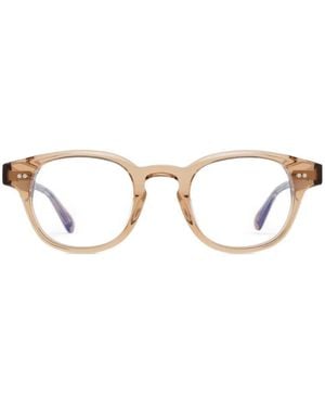 Chimi E-Brille Mit Rundem Gestell - Natur