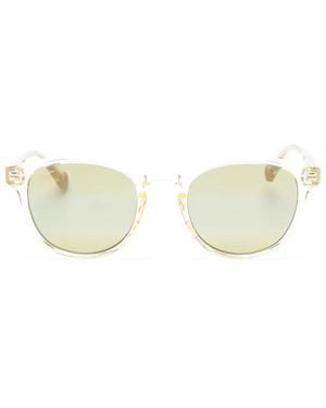 Maui Jim Hiehie Round-Frame Sunglasses - Metallic