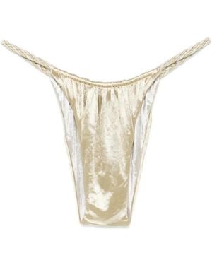 Isa Boulder Align Bikini Bottom - White