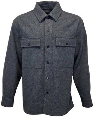 Jil Sander Chaqueta Con Bolsillo En El Pecho - Azul