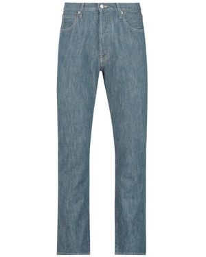 Loro Piana Vaqueros Roan Con Cinco Bolsillos - Azul