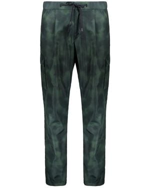 Herno Patterned Trousers - Green