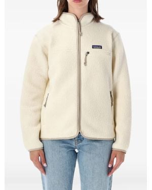Patagonia Retro Pile Zip-Up Jacket - Natural