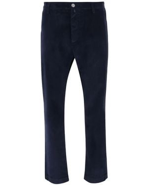 Jacob Cohen Pantalones Con Efecto De Pana - Azul
