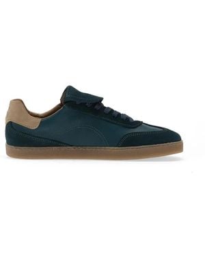 Groundies Suede-Panelled Trainers - Blue