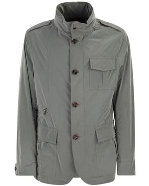 Moorer Chaqueta Estilo Militar Porto-Os - Gris