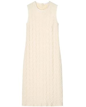 Cecilie Bahnsen Devin Begonia Jacquard Shirt Midi Dress - White
