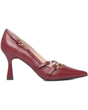 Coccinelle 85Mm Fernanda Buckle Strap Pumps - Pink