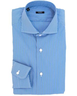 Barba Napoli Striped Shirt - Blue