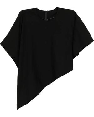 JNBY Asymmetric Hem Top - Black