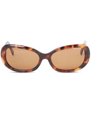 DMY BY DMY Rectangle-Frame Sunglasses - Natural