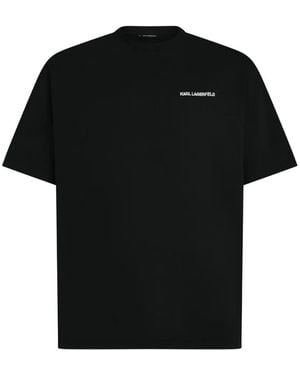 KARL LAGERFELD Après Ski Club Logo T-Shirt - Black