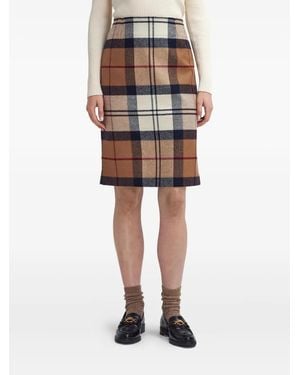 Barbour Rock mit Schottenkaro - Braun