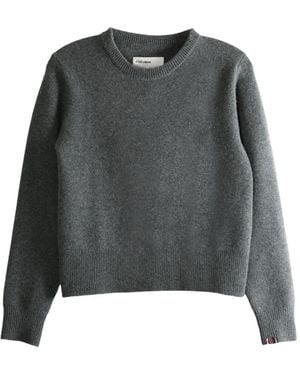 Extreme Cashmere Mélange-Effect Sweater - Gray