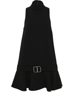 Alexis Noemy Buckle Ruffled Dress - Black