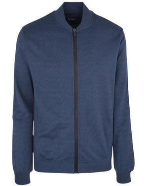 Pal Zileri Zip-Up Jumper - Blue