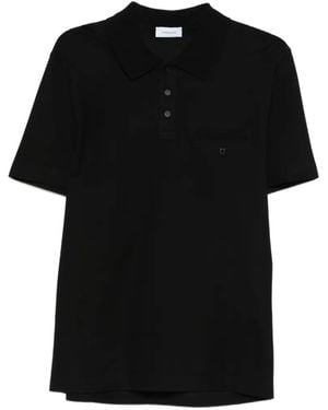 Ferragamo Pocket-Detail Polo Shirt - Black