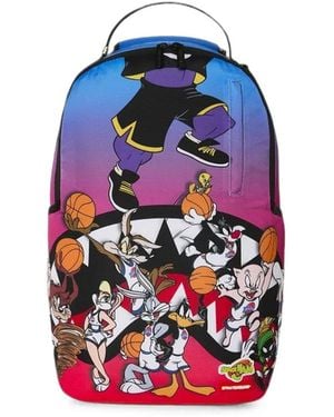 Sprayground Space Jam 25Th Anniversary Crew Graphic-Print Backpack - Blue