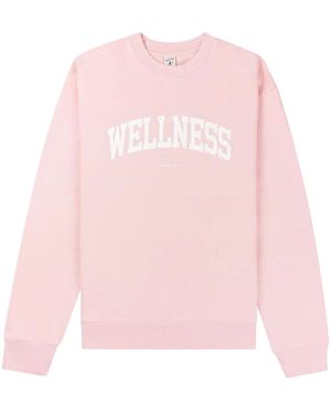 Sporty & Rich Wellness Ivy Cotton Sweatshirt - Pink