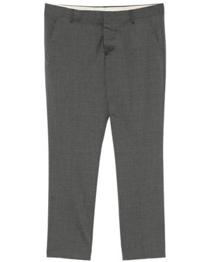 Entre Amis Belt-Loops Welt-Pockets Trousers - Grey