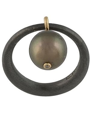 DALILA BARKACHE 18Kt Diamond And Pearl Ring - Metallic