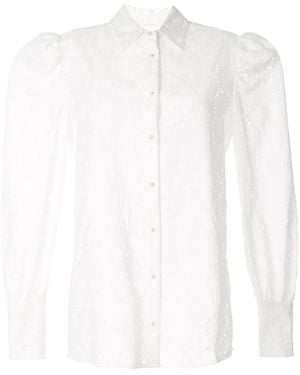 Macgraw Innocent Floral Blouse - White