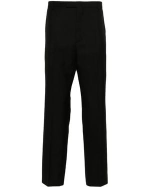Gucci Klassische Hose Mit Logo-Stickerei - Schwarz