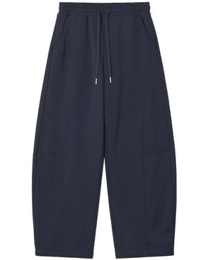 B+ AB Drawstring Panelled Track Trousers - Blue