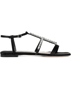 Jimmy Choo Gwyn Flat Sandals - Black