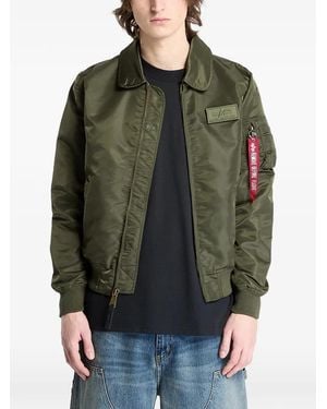Alpha Industries Flying Tigers Cwu Bomber Jacket - Green