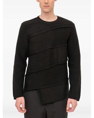 COMME DES GARÇON BLACK Pullover mit Rundhalsausschnitt - Schwarz