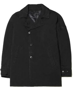 Stone Island 4100027 David-Tc_S.I. Ghost Coat - Black