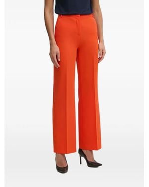 Sisley High-Waisted Pants - Red