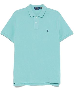 Polo Ralph Lauren Polo Pony-Embroidered Polo Shirt - Blue