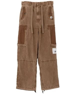 Maison Mihara Yasuhiro Cargo Con Applicazione - Marrone