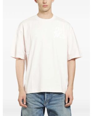 Off-White c/o Virgil Abloh Logo-Print Short-Sleeve T-Shirt - White