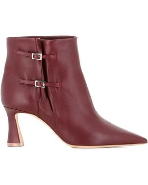 Malone Souliers 70Mm Leather Boots - Red