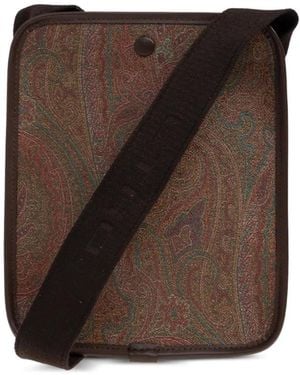 Etro Paisley Shoulder Bag - Brown