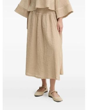 By Malene Birger Gonna Svasata Midi - Neutro