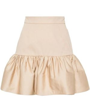 Patou Skirt With Flounces - Natural