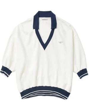 1989 STUDIO Pullover Mit V-Ausschnitt - Weiß